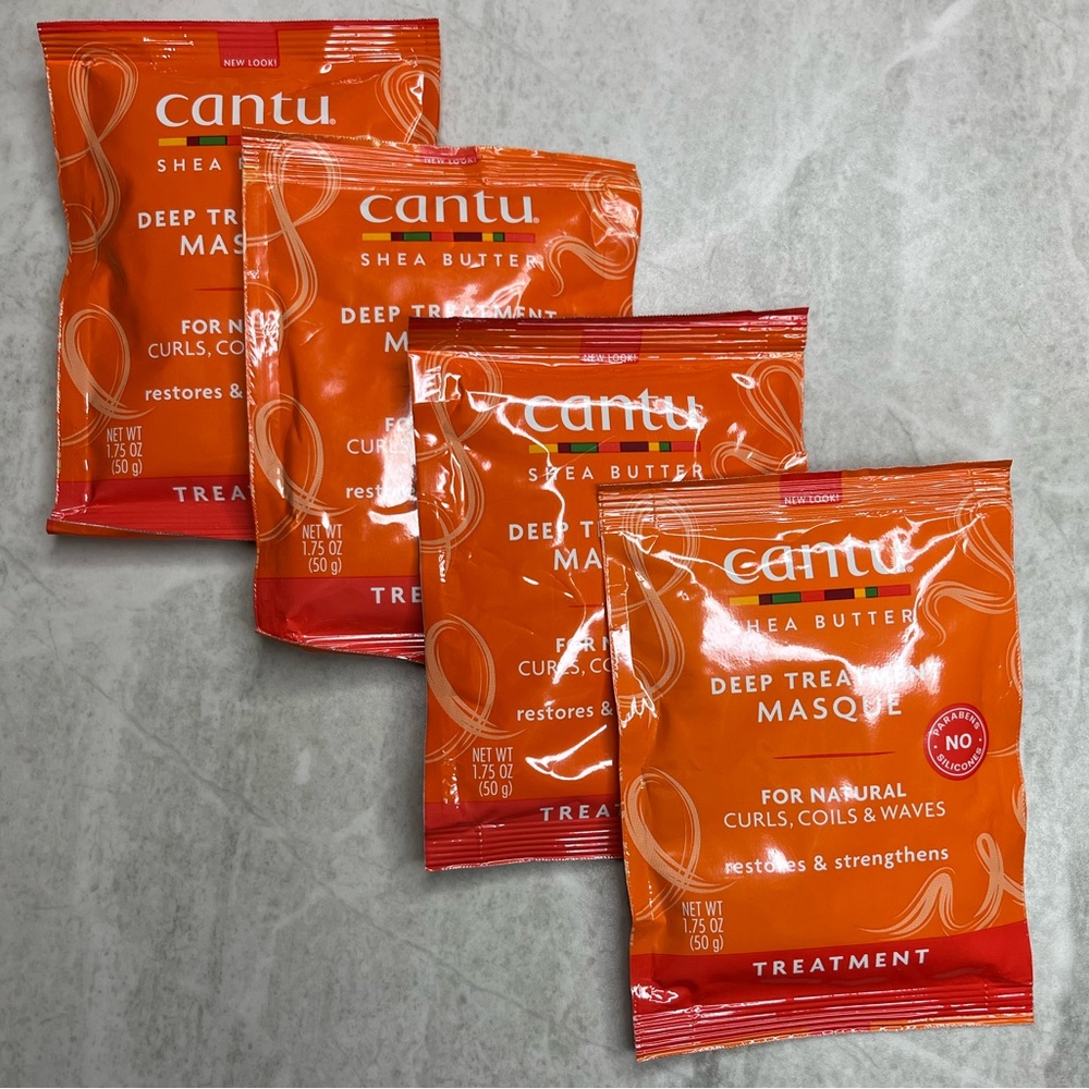 Brand New (4) CANTU Shea Butter Deep Treatment Masque